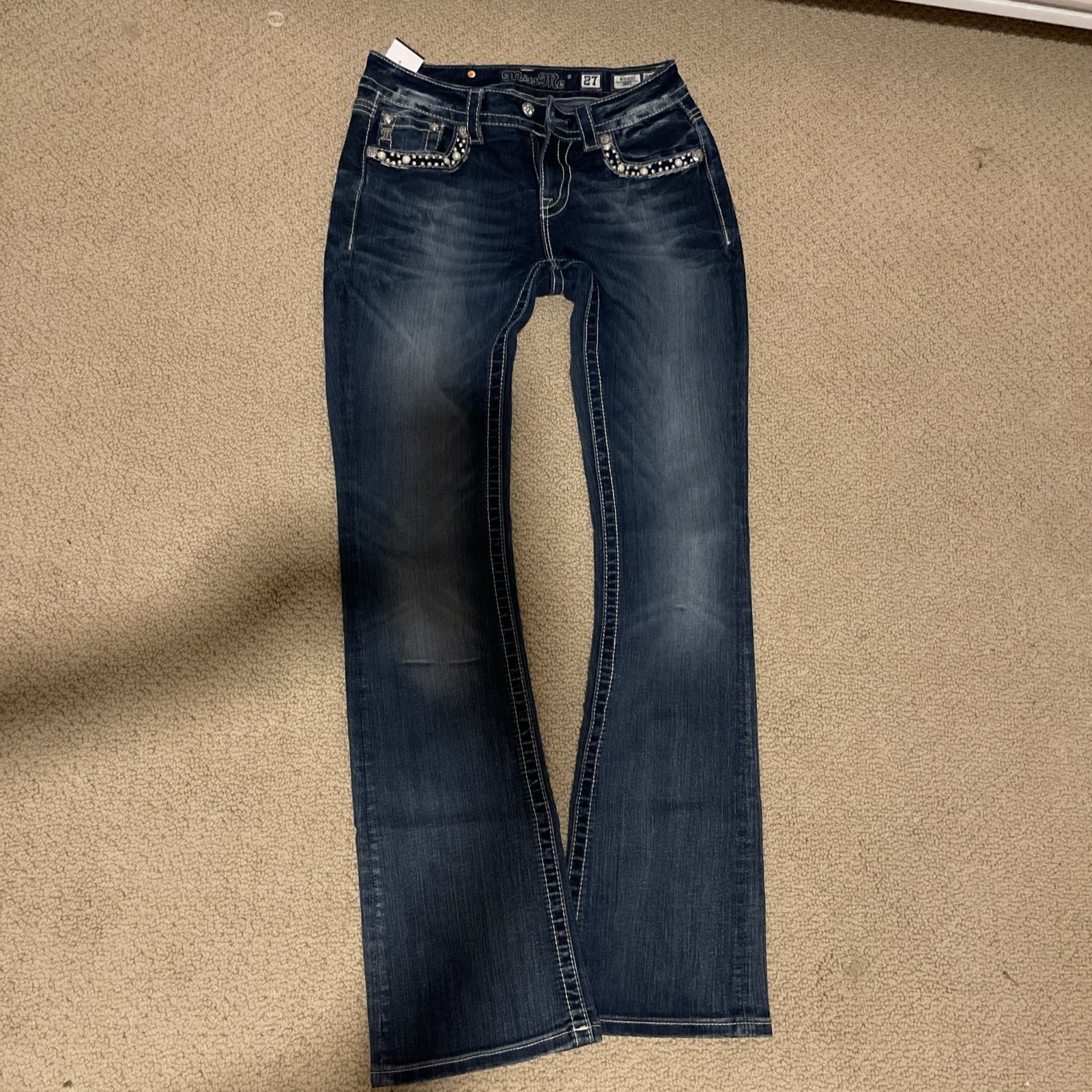 Set of vintage miss me jeans size 27