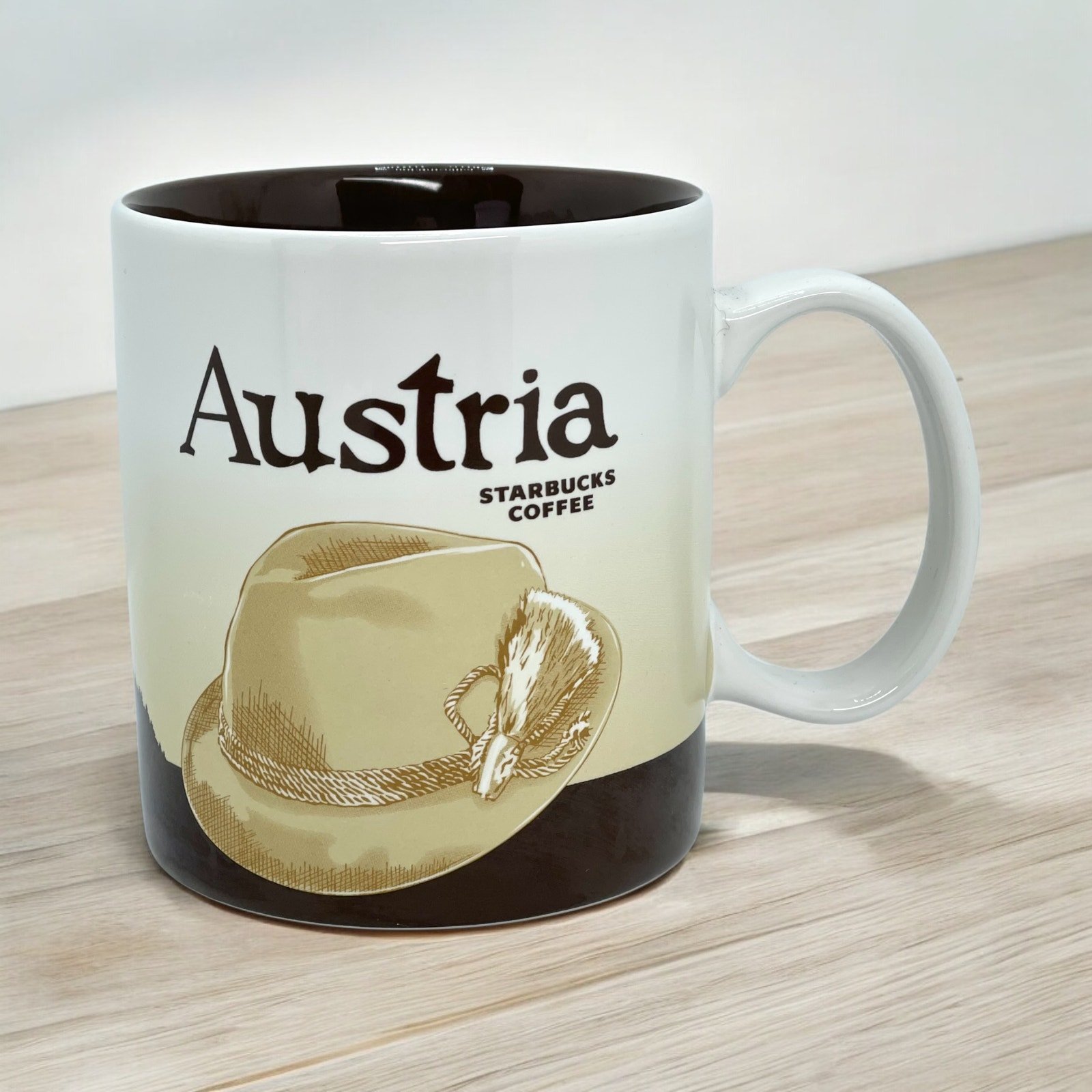 Starbucks AUSTRIA Osterreich Global Icon Collection Coffee Mug Cup 16 oz