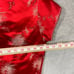 Vintage Madame Koo Chinese Cheongsam red satin Dress sz 8 side slits brocade