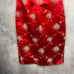 Vintage Madame Koo Chinese Cheongsam red satin Dress sz 8 side slits brocade