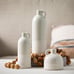 New Set of 3 Modern Farmhouse Distressed Two-Toned Ceramic Jug for Decoration