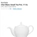 Noritake Cher Blanc Small Tea Pot