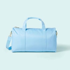 Stoney Clover Lane sky blue duffle bag
