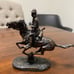 Trooper of the Plains by Frederic Remington Pure Bronze Collectible Sculpture