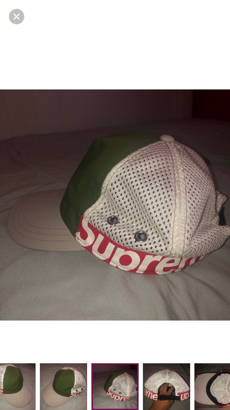 メディ＊Supreme Side Logo 5-Panel Olive Supreme Side Logo 5-Panel (SS22) Olive | Hype Clothinga