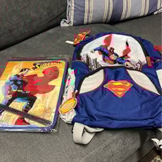 Superman Backpack Vintage Rare Out of Production New with Tags