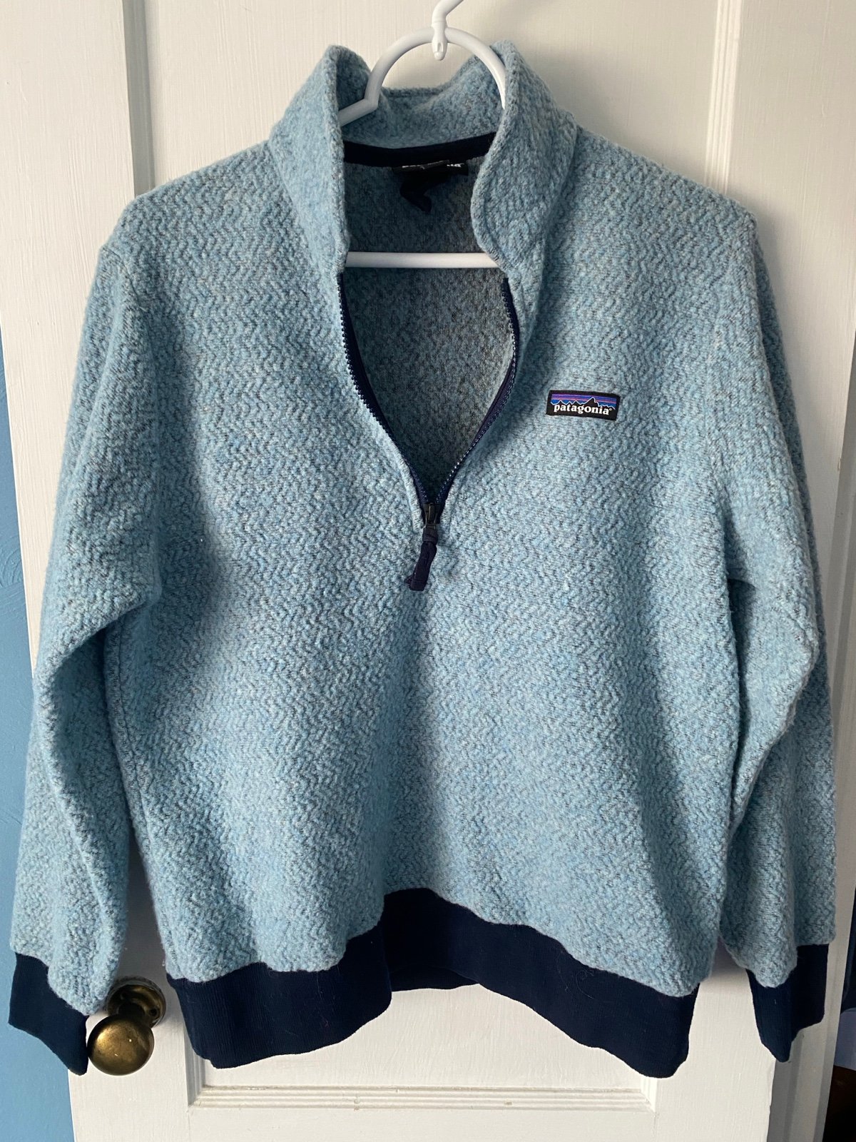 Patagonia Jacket Womens Small Woolyester Fleece Pullover Sweater Outdoor Hiking