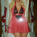 Mesh Halter Babydoll w/Matching G-String
