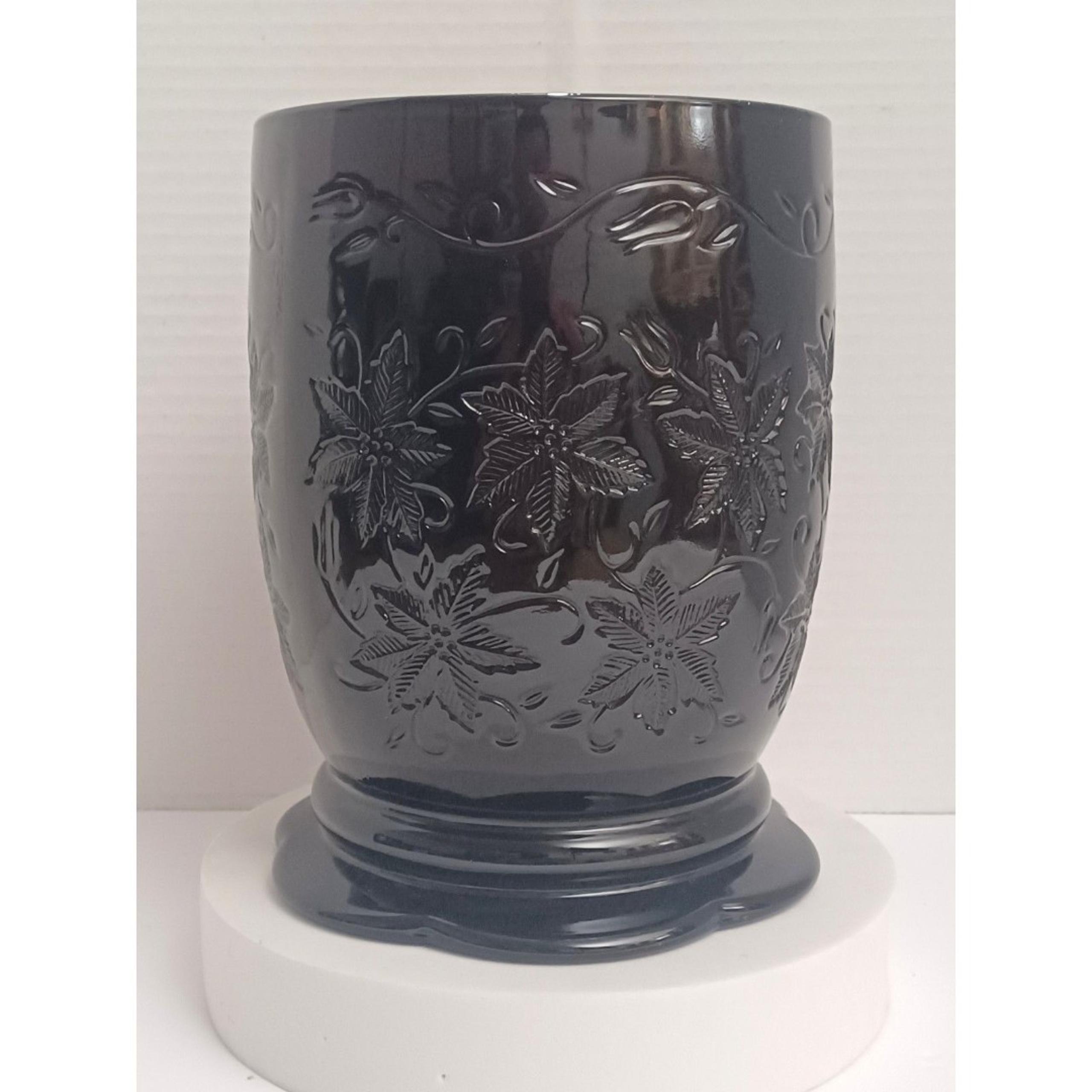 Princess House Large Dark Blood Red Fantasia Pillar Candle Holder or Vase