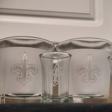 new orleans saints drink set
