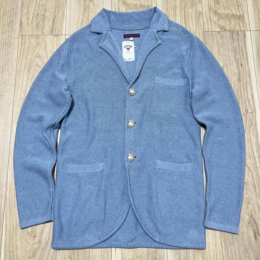Brand new, unused BLUE BLUE cotton cardigan R-8036
