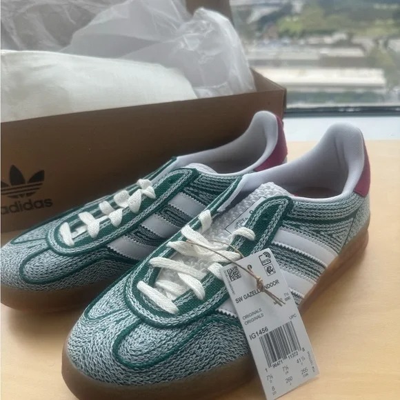 adidas Gazelle Indoor Sean Wotherspoon Hemp Green Women's US