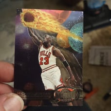 Michael Jordan metallic universe