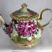 Vintage 1891-1911 Nippon HNDL Painted Fuchsia and Pink Rose Tea Set