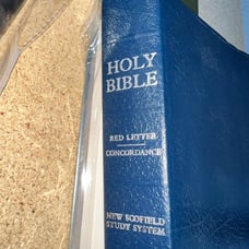 NIV NEW SCOFIELD REFERENCE BIBLE RED LETTER BLUE LEATHER