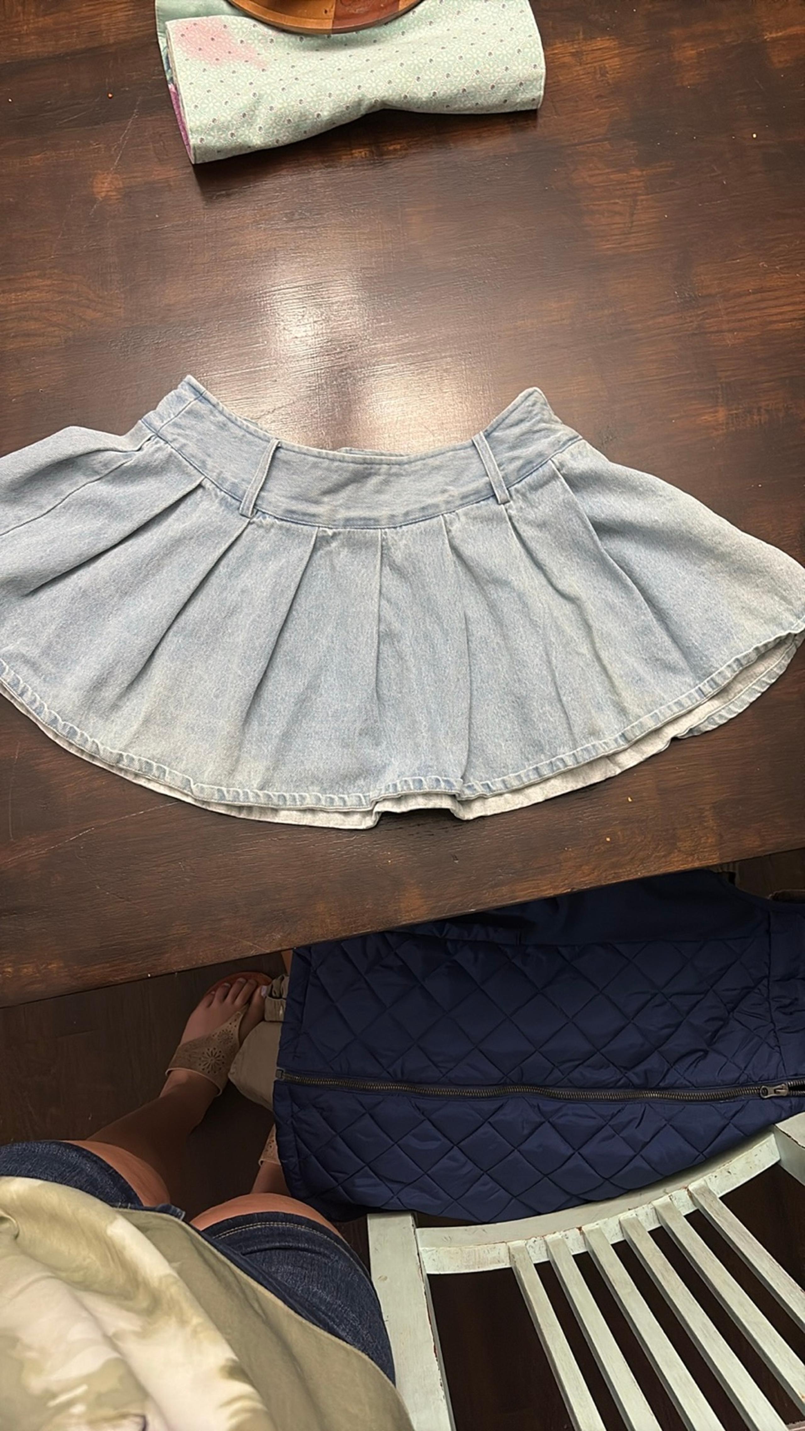 Social Collision denim skirt size medium