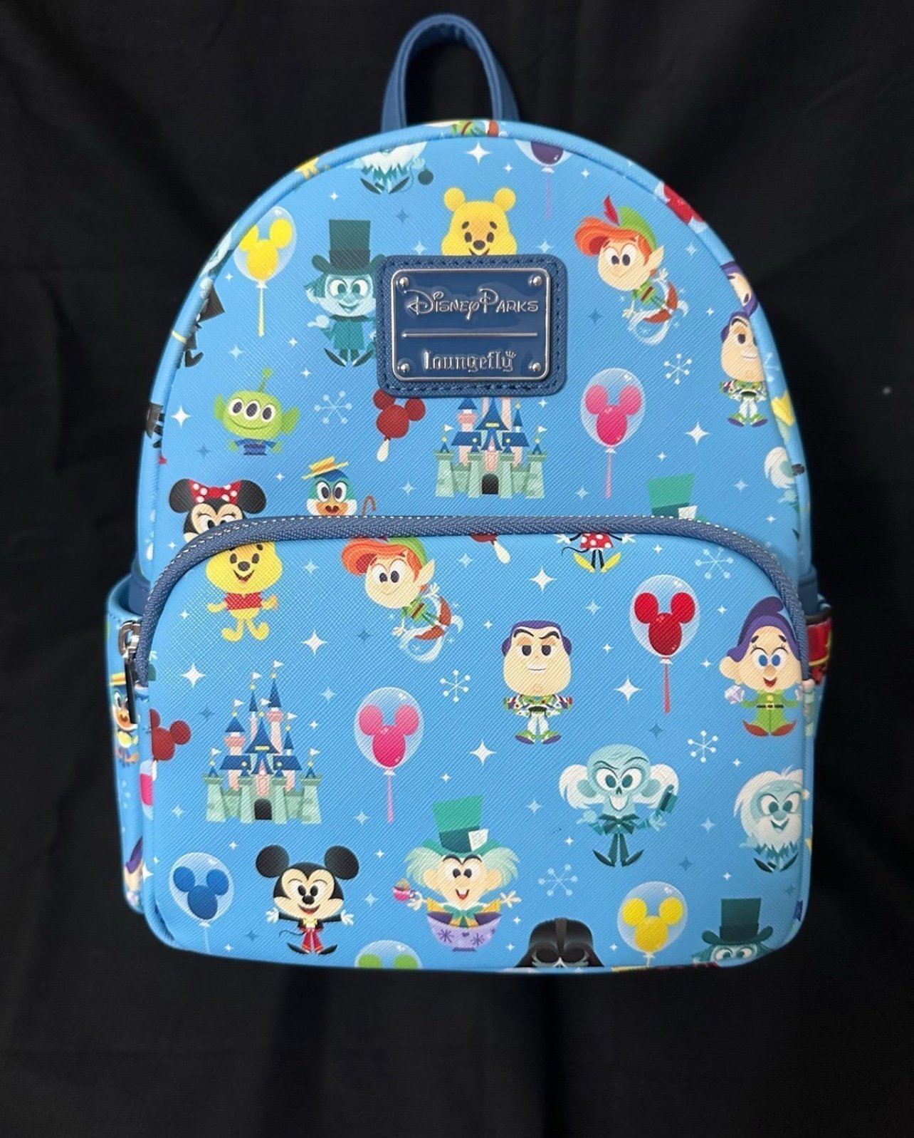 Disney Parks Loungefly Chibi Icons Characters Attractions Mini Backpack NWT