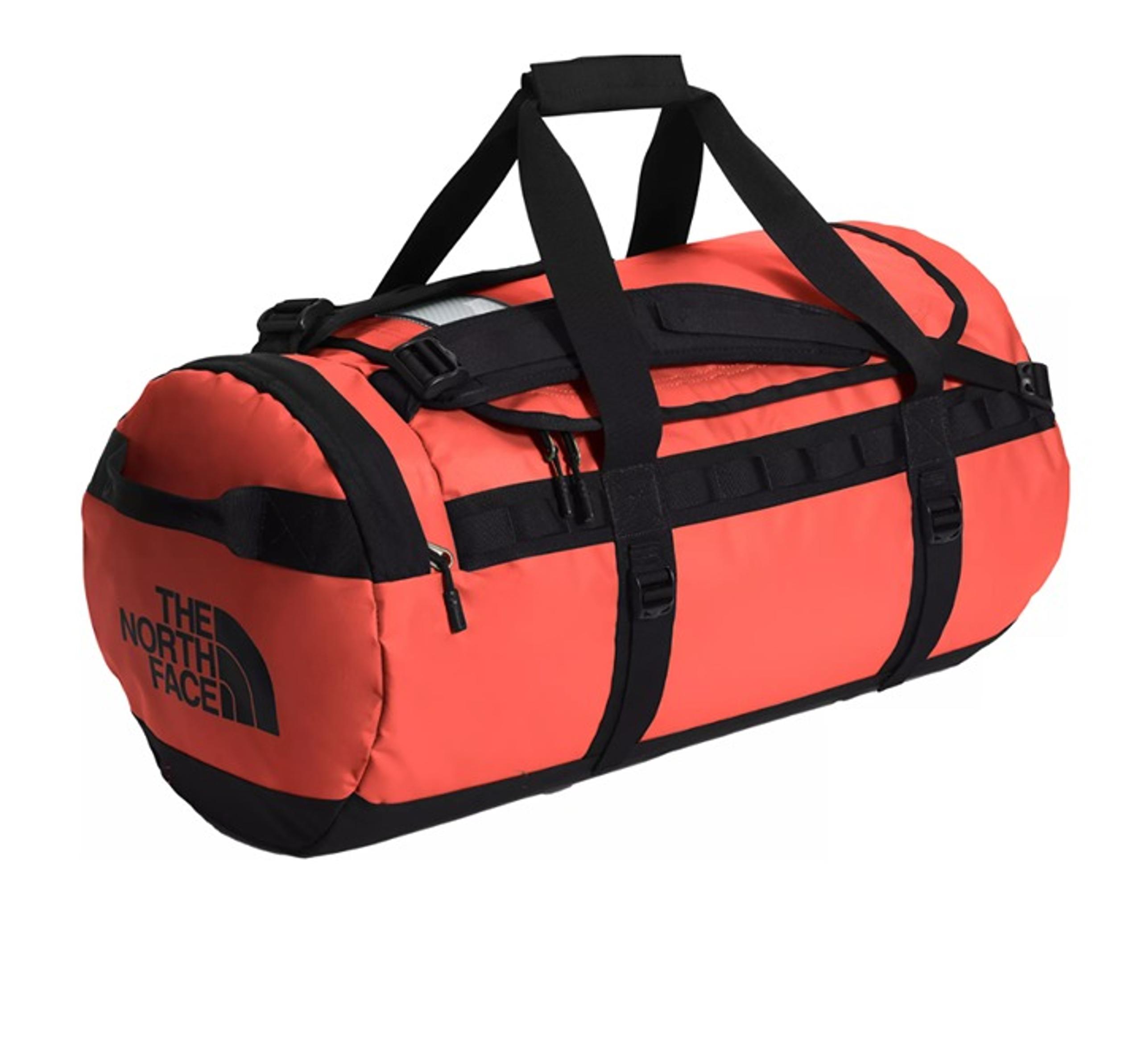 NWT- The North Face Medium Base Camp Duffle - Color: Retro Orange/Tnf Black