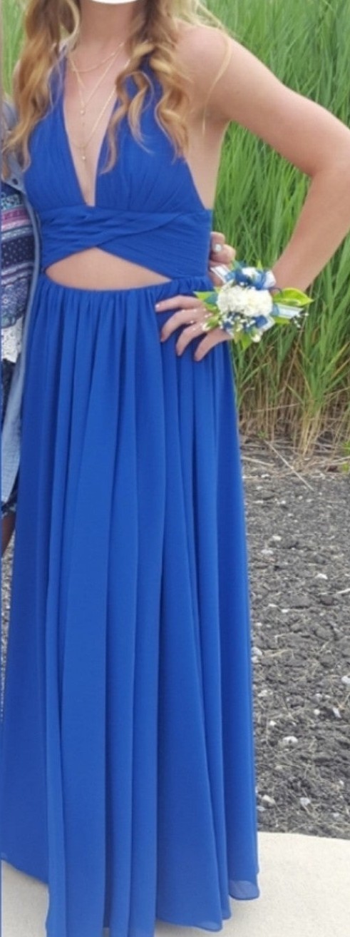Fame and Partners Elija size 2 royal blue dress