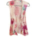 Anthropologie Sparrow Linen Blend Watercolor Floral Ruffle Sweater Vest Medium