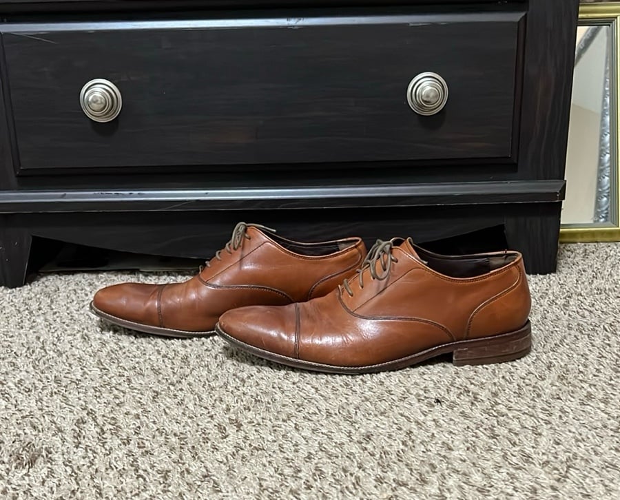 Cole Haan leather Carnegie Oxfords