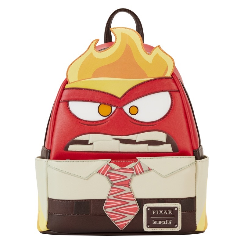 Inside Out Exclusive Anger Cosplay Light Up Glow Mini Backpack