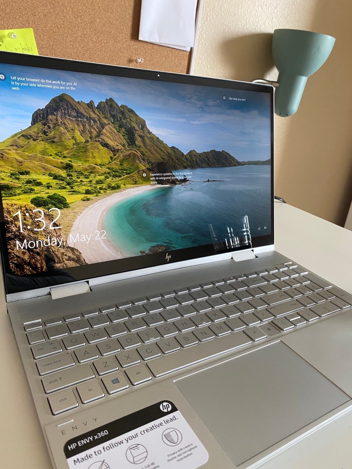 HP ENVY x360 2-in-1 Touch-Screen Laptop in Silver