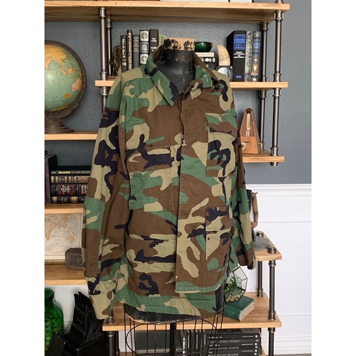 Army Field Jacket, Woodland Camouflage, Medium Short, Nato Size 6070 / 9404