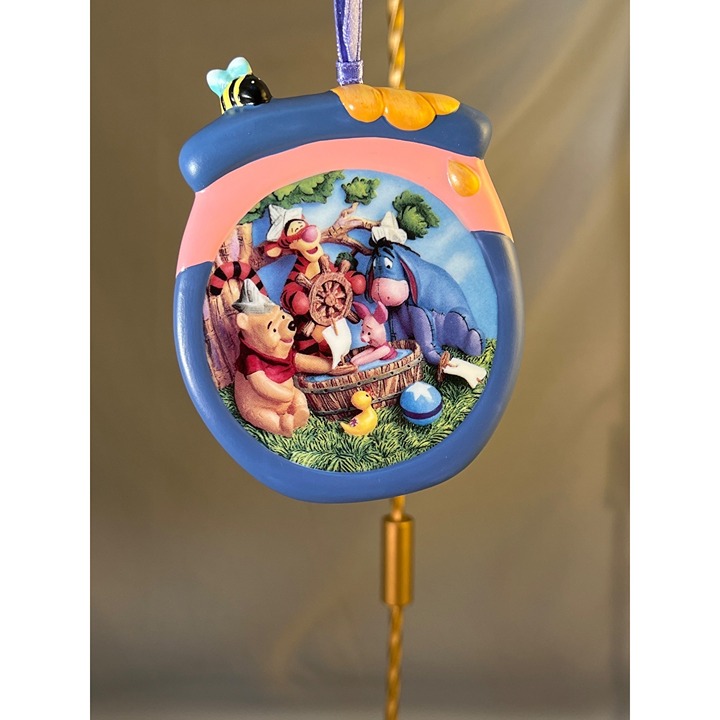 Vintage Bradford Editions Limited Firing Pooh’s Honeypot Ornament Collection set