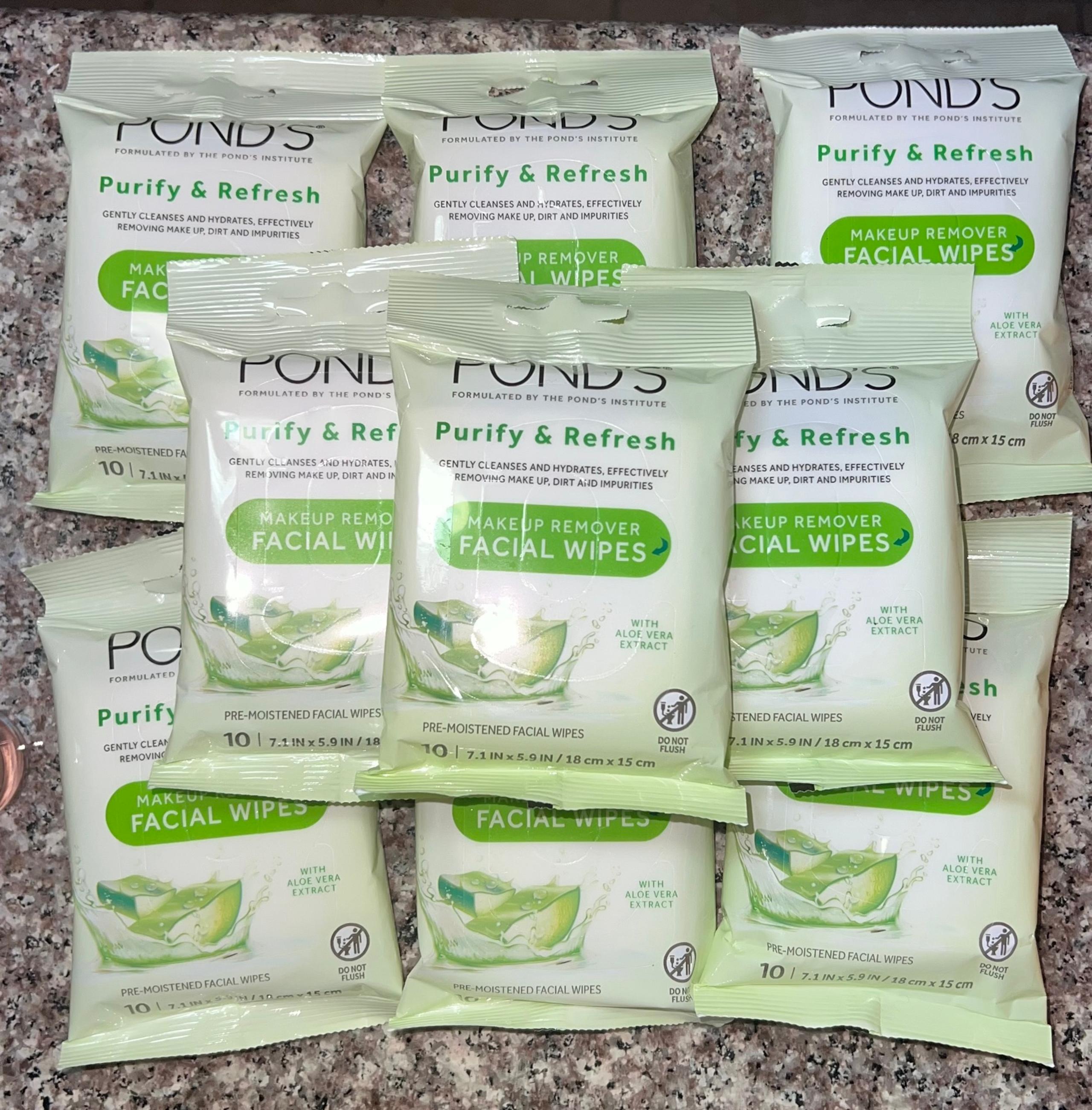 9-Ponds makeup remover wipes 10ct