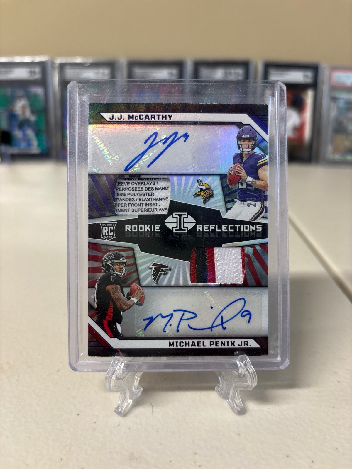 Rookie Reflections of JJ McCarthy & Michael Penix Jr. Dual RPA/49