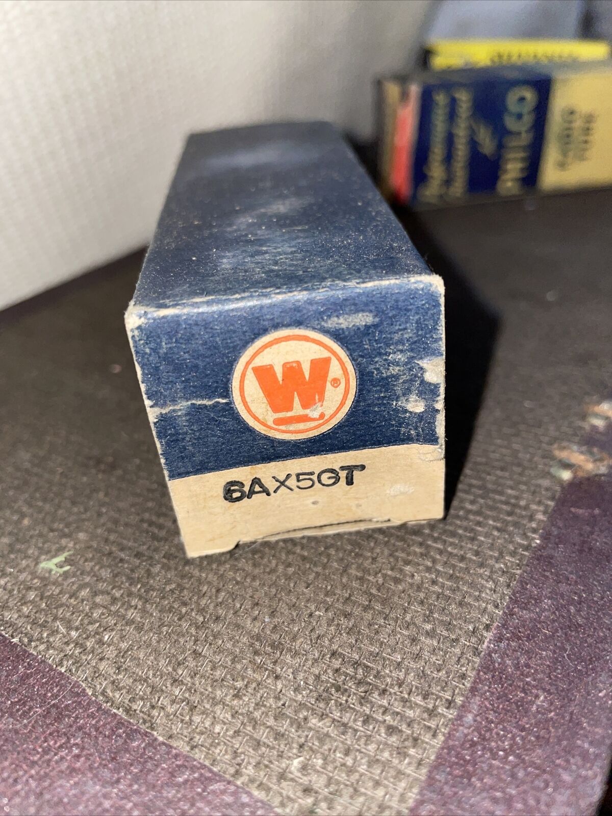 NOS Westinghouse 12V6GT Vacuum Tubes Black Plate 1964 New In Original Boxes