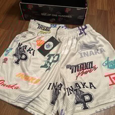 Brand new limited inaka 100 sticker shorts