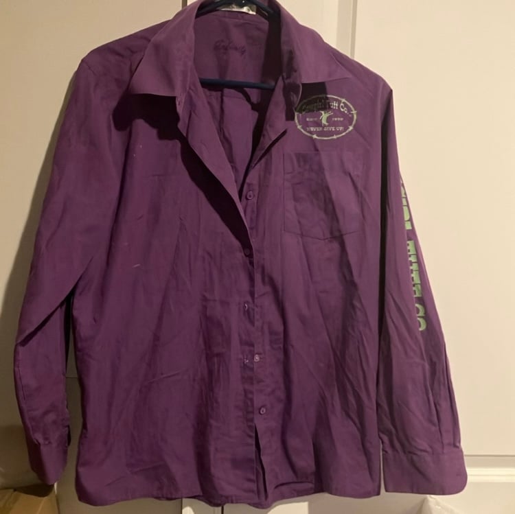 Cowgirl Tough Logo Button Up Shirt