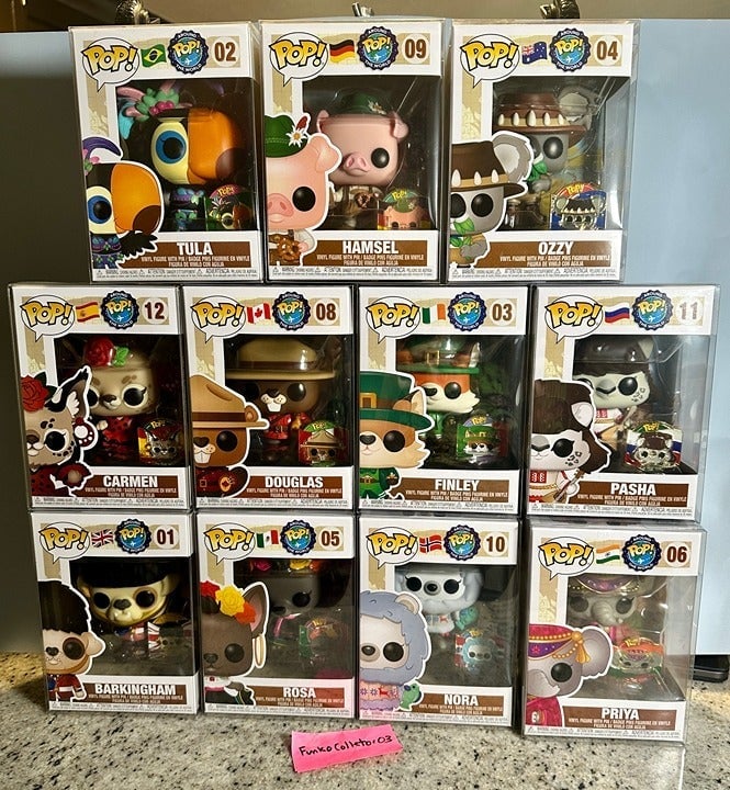 Funko Pop Pops Around The World Lot 01 02 03 04 05 06 08 09 10 11 12