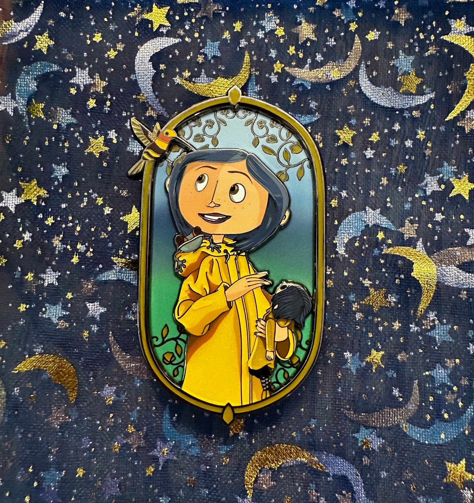 Peachys Pin Shop Coraline Jones fantasy pin LE 30