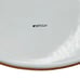 Large Heavy Ceramic Salad Serving Mixing Bowl w/Brown Terra Cotta Rope Edge | Ma