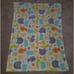 Baby Starters Safari Blanket Elephant Lion Giraffe Hippo Owl Yellow Orange Gray