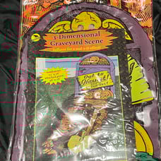 VTG Halloween Inflatable tombstone grave Pumpkins 3D Graveyard 1999 NOS Sealed