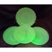 4 Macbeth Evans Uranium Oxford Milkglass Plates 5.75 Vtg/Antique Pre-WWII