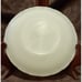 4 Macbeth Evans Uranium Oxford Milkglass Plates 5.75 Vtg/Antique Pre-WWII