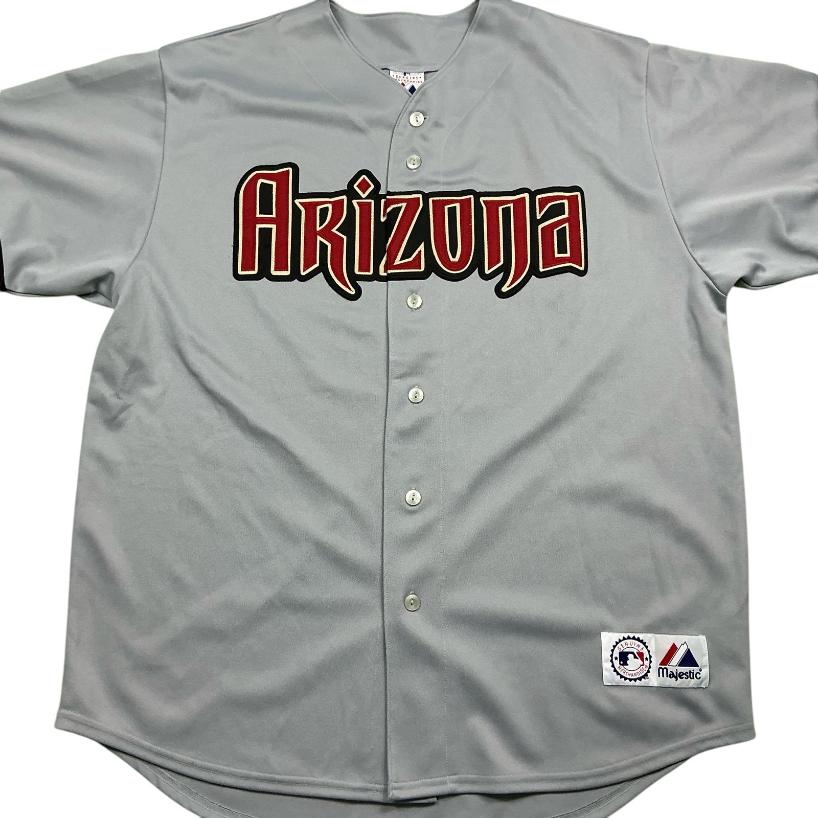 Vintage 90s Arizona Diamondbacks Majestic MLB button front