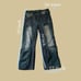 Black Platini Baggy Biker Jeans