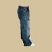 Black Platini Baggy Biker Jeans
