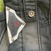 Black Platini Baggy Biker Jeans