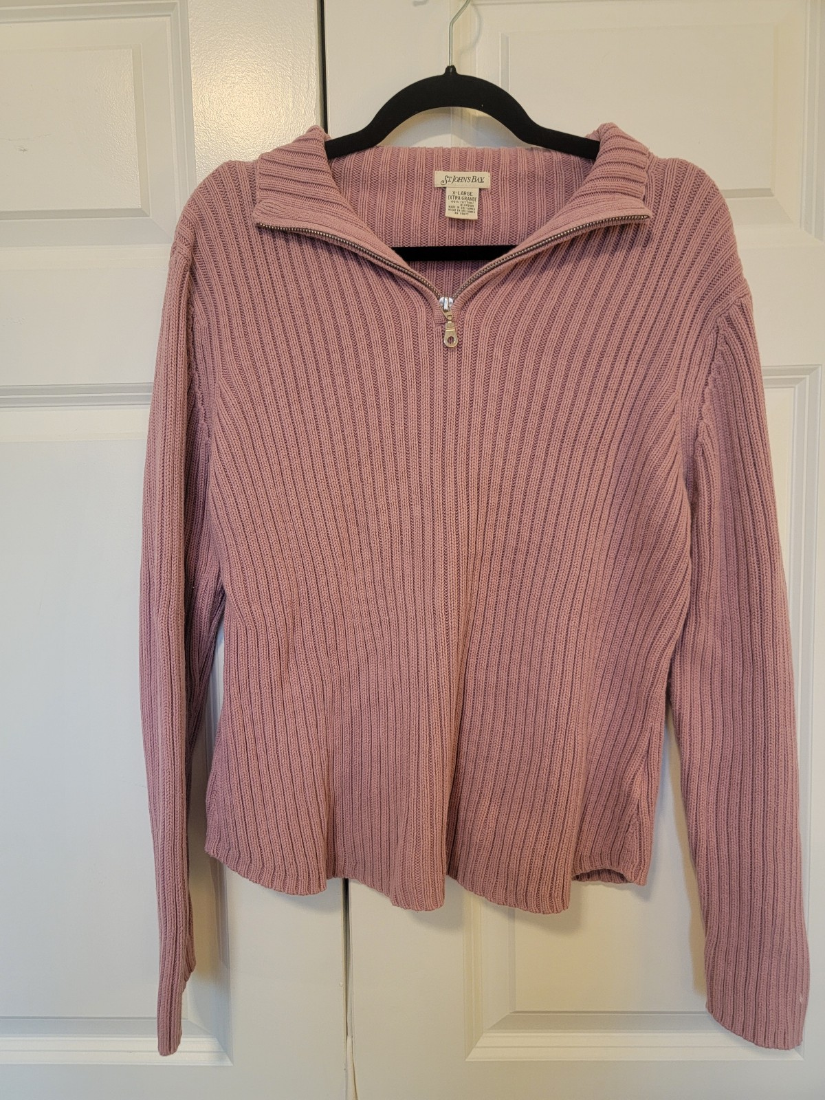 St.Johns Bay Cotton Knit Sweater