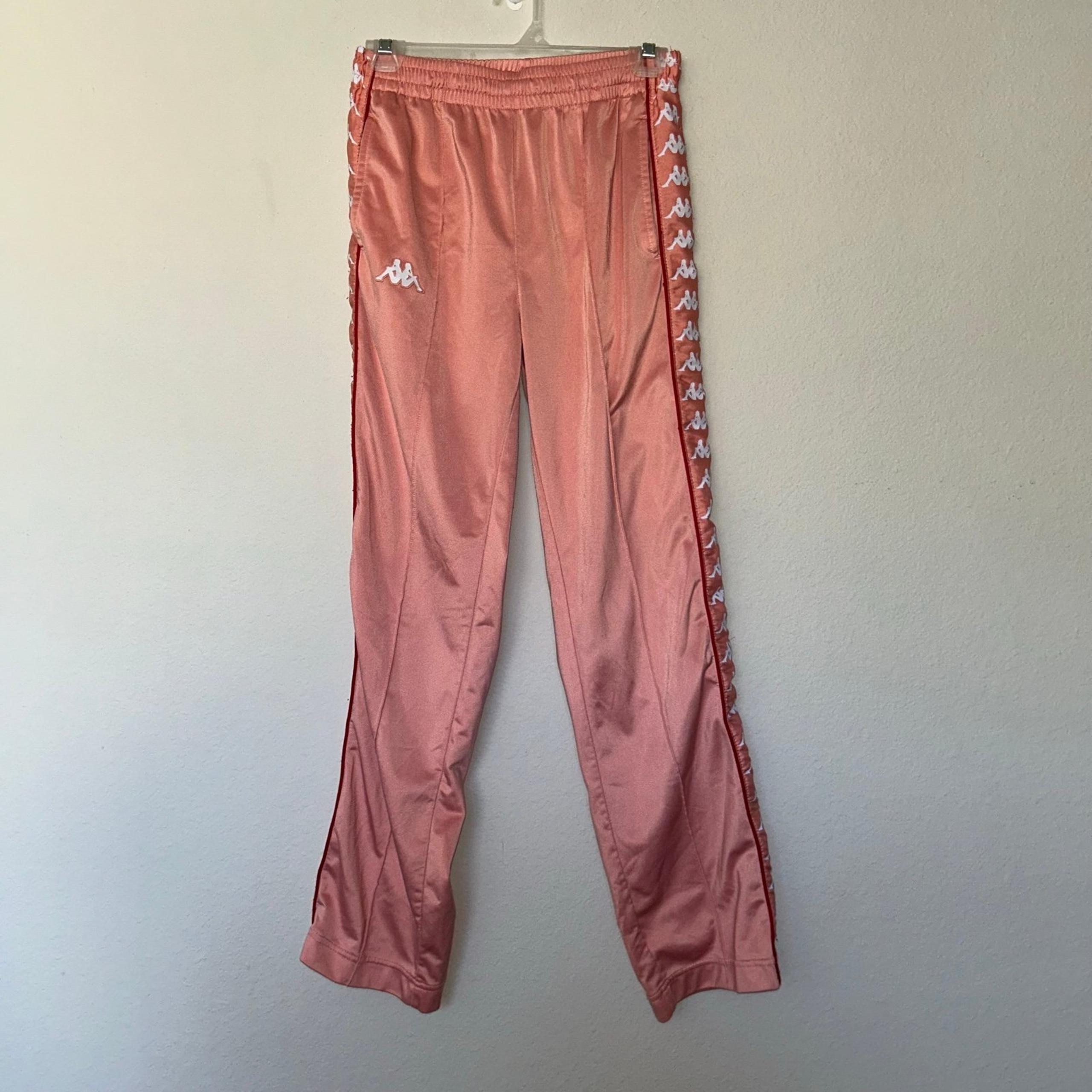 Kappa peach pink pants women’s size small active Athleisure casual sport relaxed