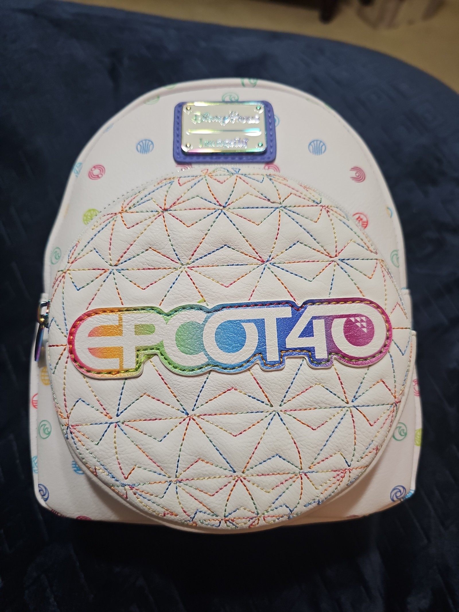 Disney Parks Loungefly Mini Backpack - EPCOT 40th Anniversary NEW with tags