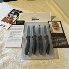 Gordon Ramsay Paring Knife 3.5” Lot of 4. Black. New with inserts.