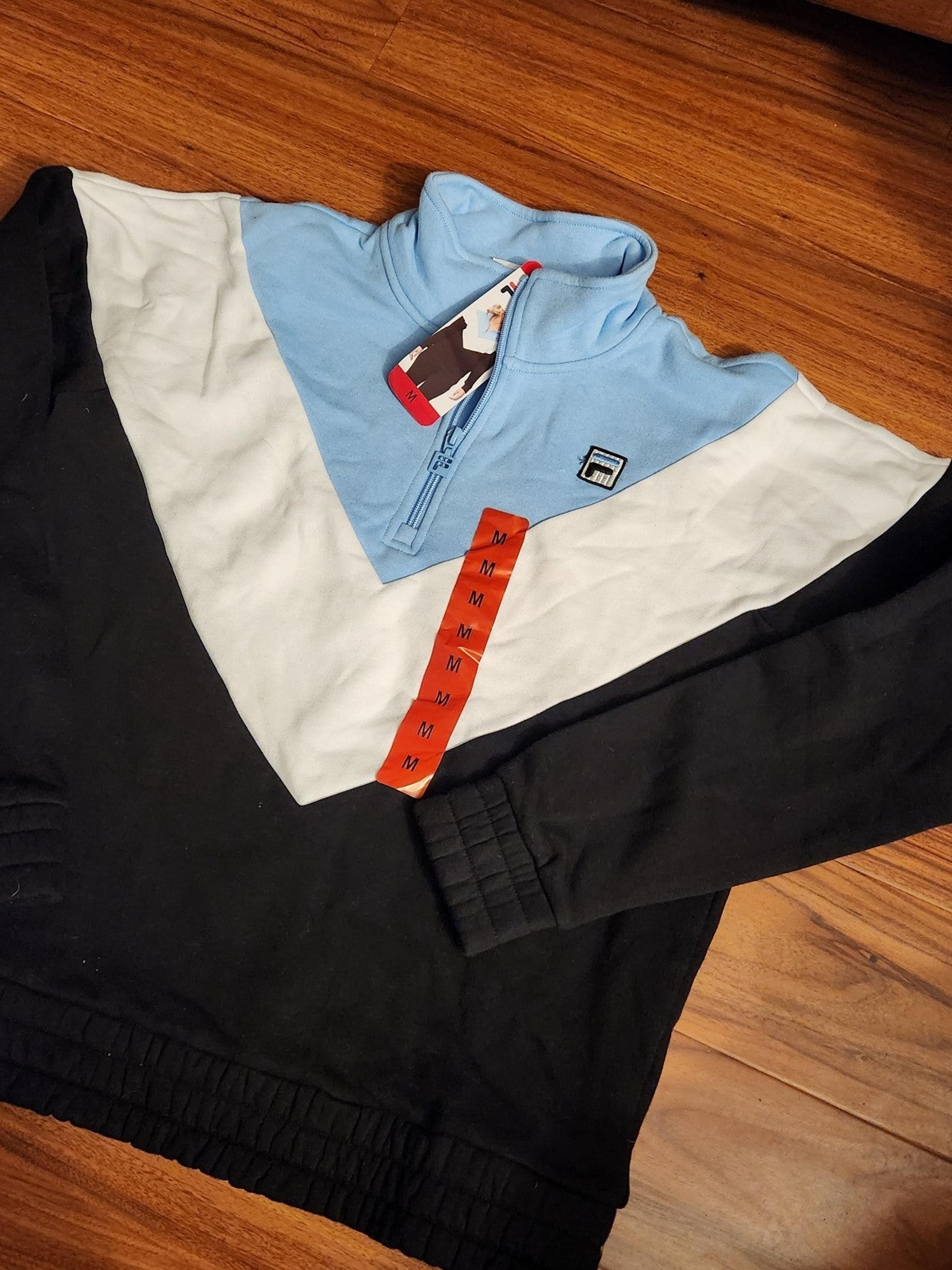 MED) FILA 1/4 ZIP FLEECE PULLOVER NEW